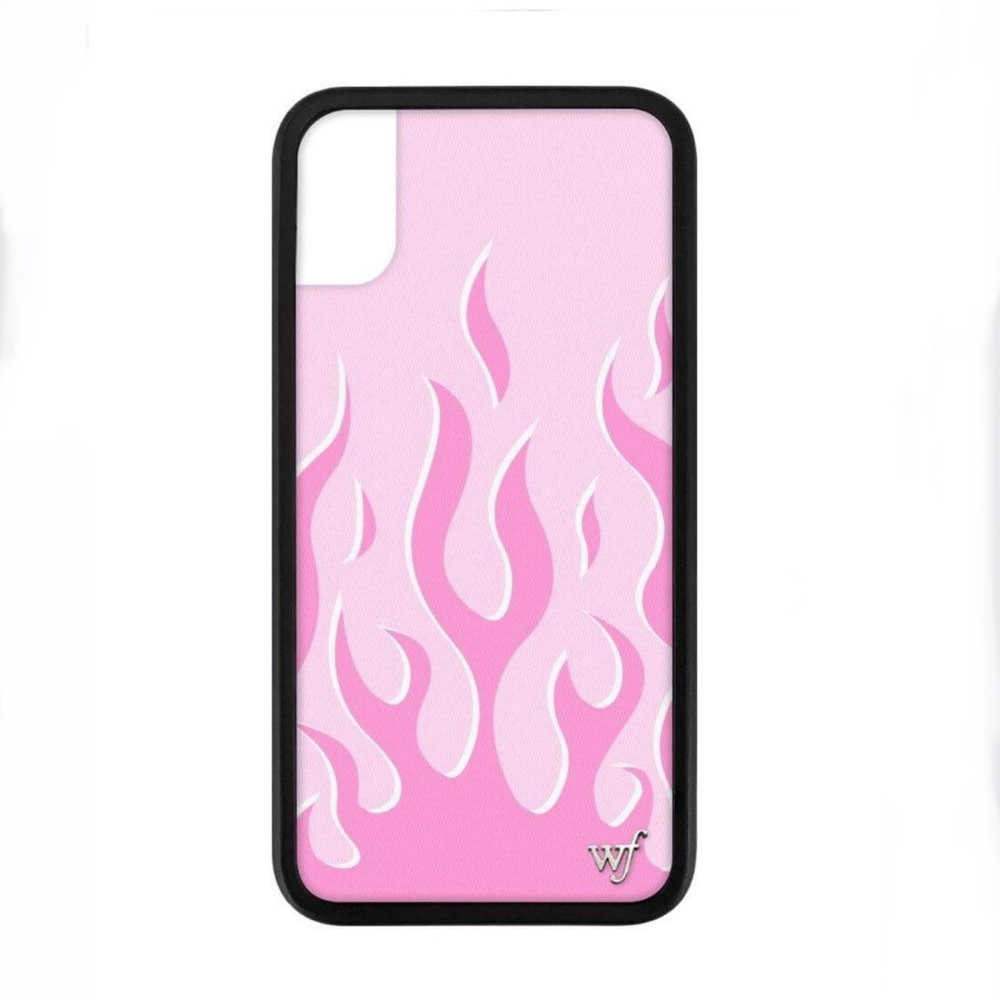 NEW Wildflower Pink Flames Iphone X/Xs Case